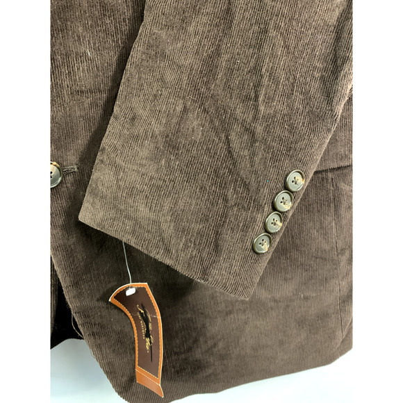 2000s NWT Tasso Elba Fine Menswear Medium Brown Sport Coat New With Tags - Picture 3 of 8